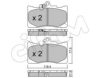 CIFAM 822-799-0 Brake Pad Set, disc brake